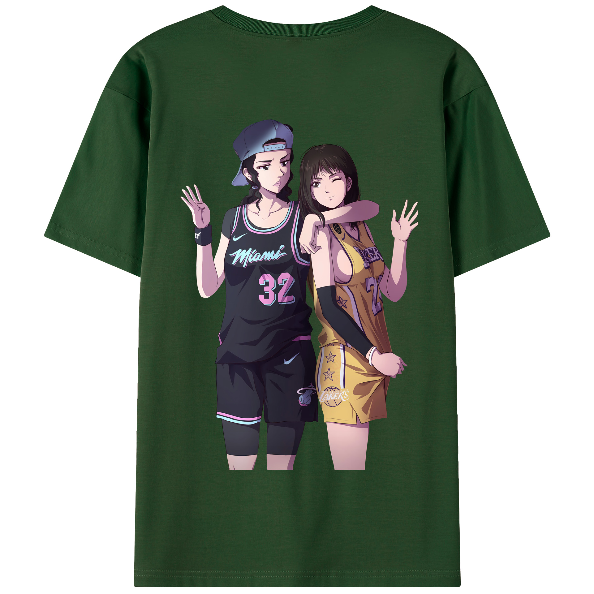 （画像用） SLAM DUNK／スラムダンク 綿100％半袖Tシャツ（背面プリント）